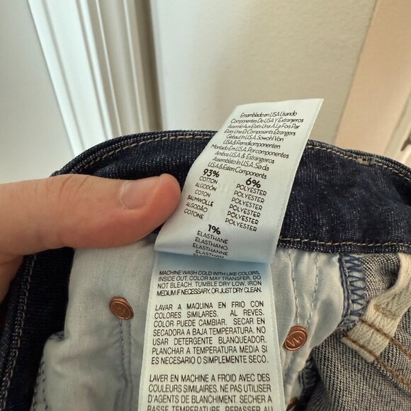 MOTHER The High Waisted Looker “Clean Sweep” Jeans Size 24 - Picture 6 of 6